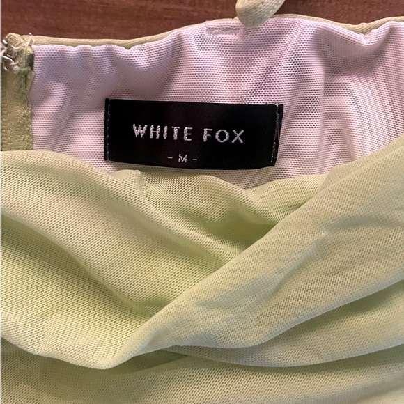 WHITE FOX LIME  GREEN BUSTIER - Picture 3 of 4
